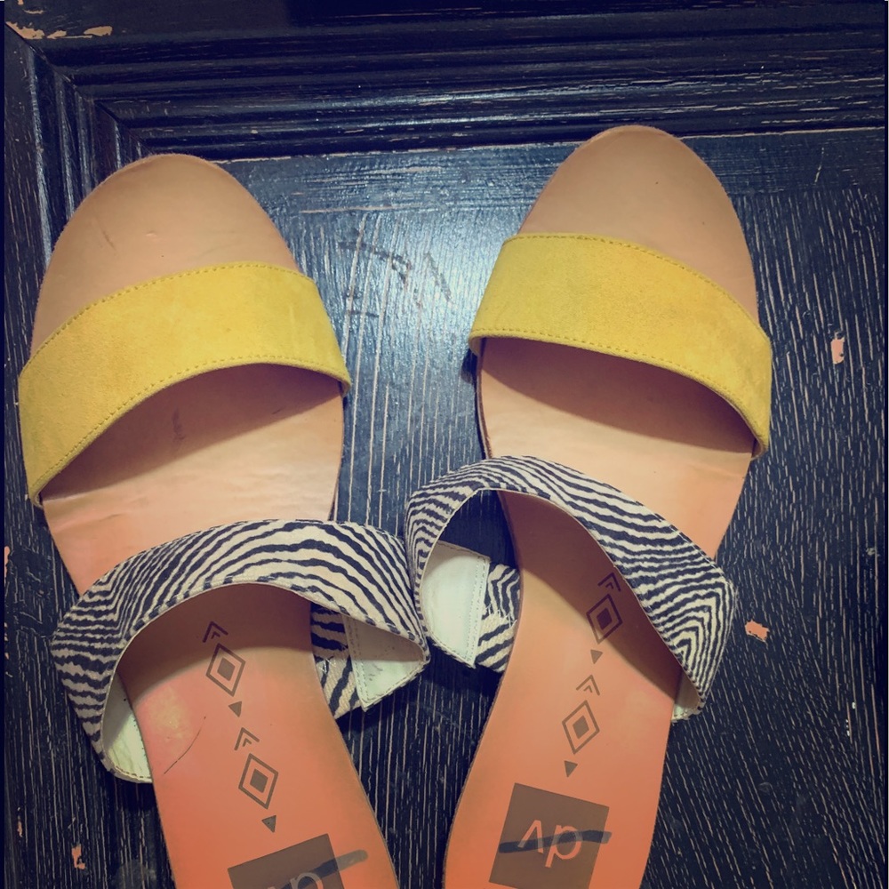 Yellow DV Sandals
